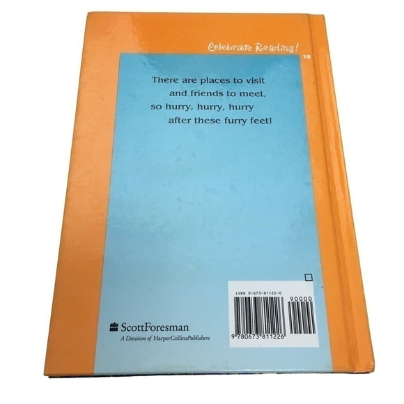 Vintage 90s Childrens Book Hurry Furry Feet Celebrate Reading Classroom Dr Seuss - Picture 2 of 12